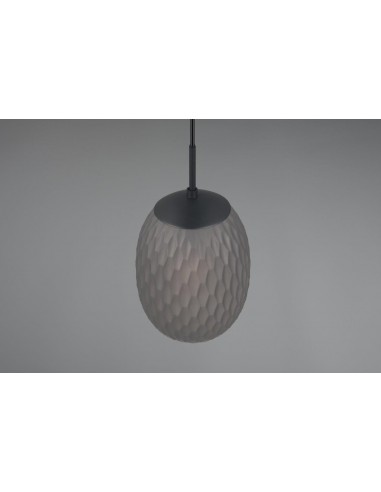 "FACETTE" SOSPENSIONE NERO/VETRO... "FACETTE" SOSPENSIONE NERO/VETRO...