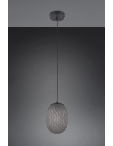 "FACETTE" SOSPENSIONE NERO/VETRO... "FACETTE" SOSPENSIONE NERO/VETRO...