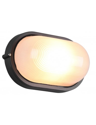 "ALANO" PLAFONIERA OVALE NERO L28 "ALANO" PLAFONIERA OVALE NERO L28