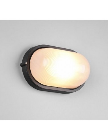 "ALANO" PLAFONIERA OVALE NERO L21 "ALANO" PLAFONIERA OVALE NERO L21