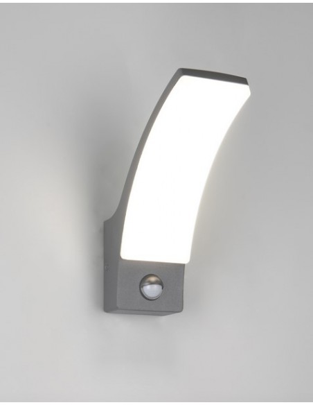 "BEJA" APPLIQUE LED CON SENSORE ANTRACITE H23