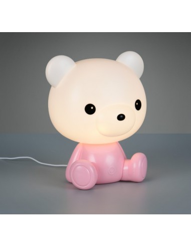"HOPPER" LAMPADA DA TAVOLO ORSO ROSA H26 "HOPPER" LAMPADA DA TAVOLO ORSO ROSA H26