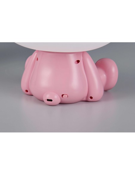 "HOPPER" LAMPADA DA TAVOLO ORSO ROSA H26