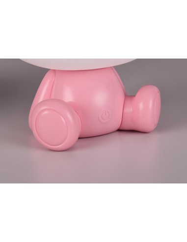 "HOPPER" LAMPADA DA TAVOLO ORSO ROSA H26 "HOPPER" LAMPADA DA TAVOLO ORSO ROSA H26