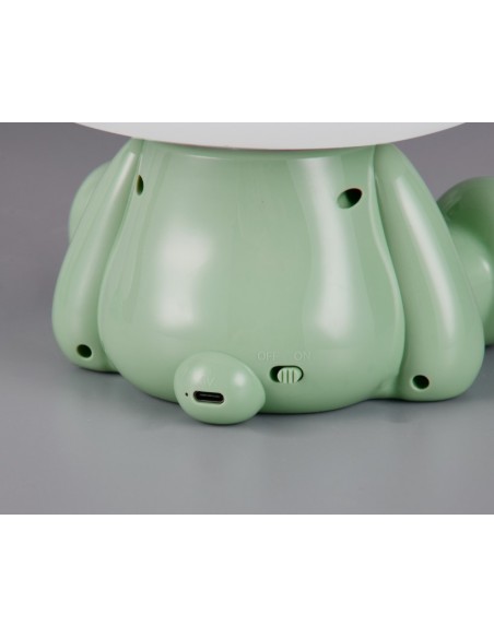 "HOPPER" LAMPADA DA TAVOLO ORSO VERDE H26