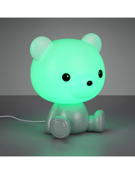 "HOPPER" LAMPADA DA TAVOLO ORSO VERDE H26