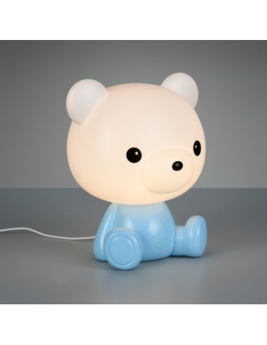 "HOPPER" LAMPADA DA TAVOLO ORSO BLU H26 "HOPPER" LAMPADA DA TAVOLO ORSO BLU H26