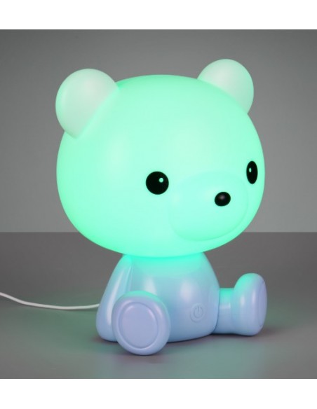 "HOPPER" LAMPADA DA TAVOLO ORSO BLU H26