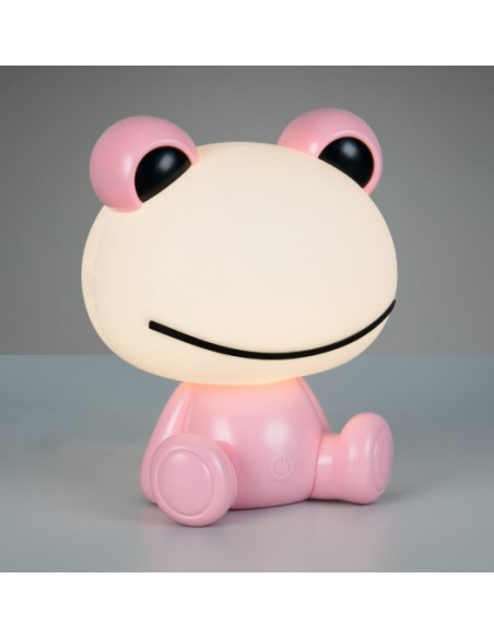 "HOPPER" LAMPADA DA TAVOLO RANA ROSA H25