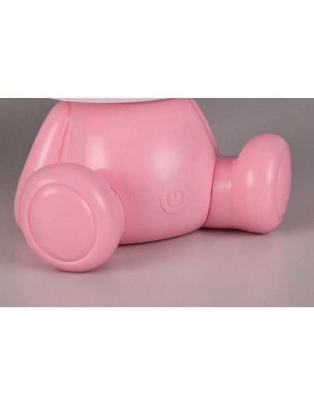 "HOPPER" LAMPADA DA TAVOLO RANA ROSA H25