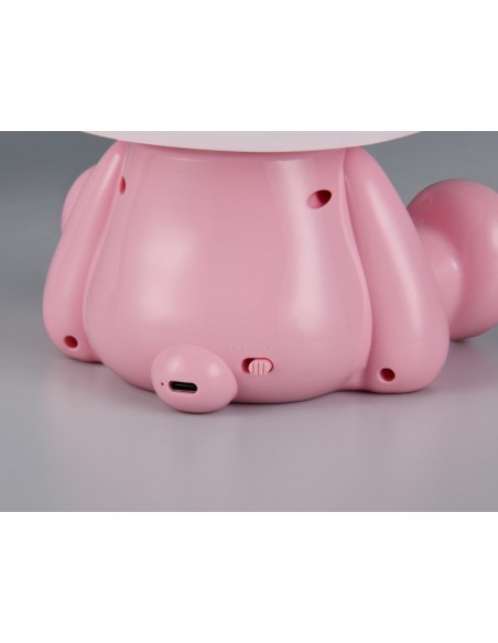 "HOPPER" LAMPADA DA TAVOLO RANA ROSA H25