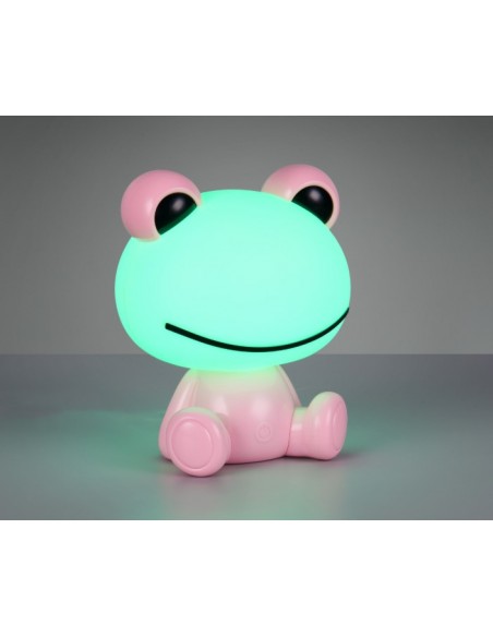 "HOPPER" LAMPADA DA TAVOLO RANA ROSA H25