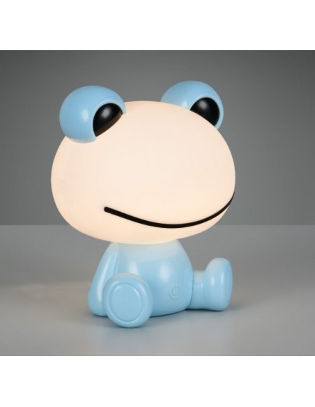 "HOPPER" LAMPADA DA TAVOLO RANA BLU H25