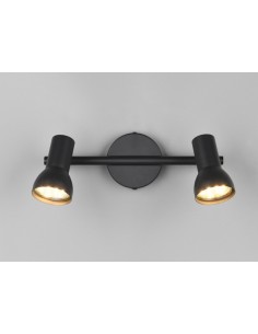 "CANTAR" BARRA 2 LUCI NERO L25 2