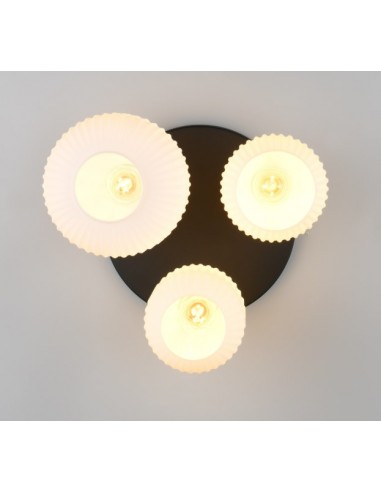 "DIVA" PLAFONIERA 3 VETRI OTTONE... "DIVA" PLAFONIERA 3 VETRI OTTONE...