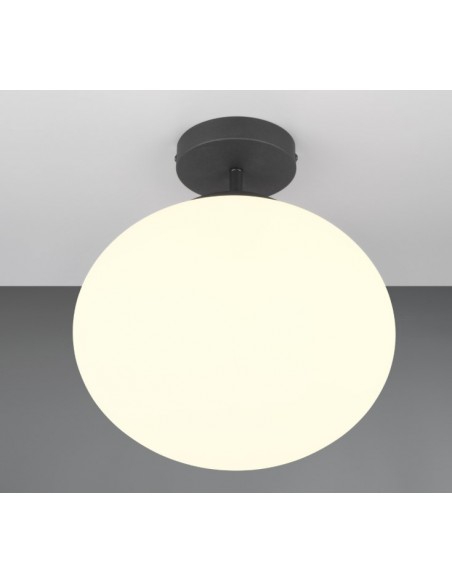 "FOMENTO" PLAFONIERA METALLO NERO D30