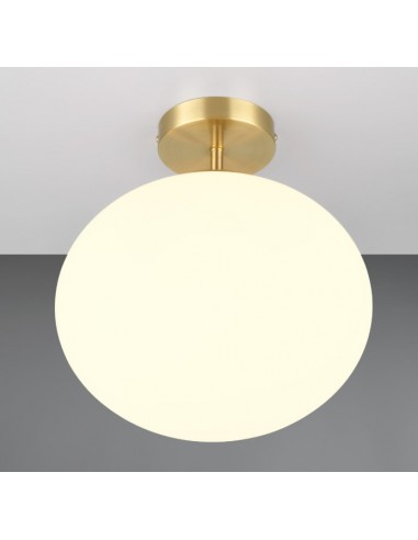 "FOMENTO" PLAFONIERA OTTONE SATINATO D30 "FOMENTO" PLAFONIERA OTTONE SATINATO D30