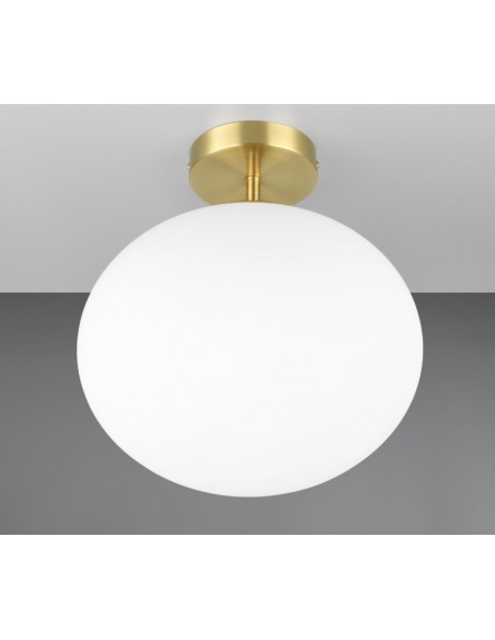 "FOMENTO" PLAFONIERA OTTONE SATINATO D30