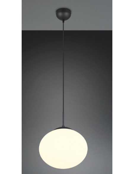 "FOMENTO" SOSPENSIONE IN METALLO NERO D30