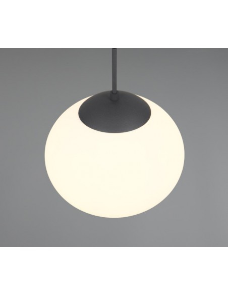 "FOMENTO" SOSPENSIONE IN METALLO NERO D30