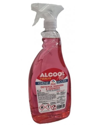 ALCOOL DENATURATO 90° SPRAY LT 0,75 ALCOOL DENATURATO 90° SPRAY LT 0,75