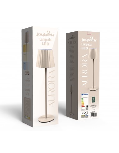 LAMPADA A LED AURORA H 38 CM. BEIGE LAMPADA A LED AURORA H 38 CM. BEIGE