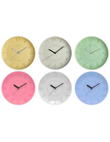 OROLOGIO DA PARETE COLORI ASSORTITI