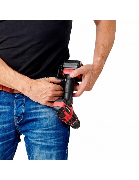 TRAPANO AVVITATORE PERCUSSIONE A BATTERIA 2,5AH