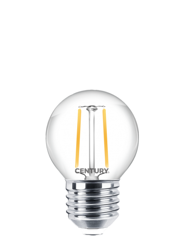 LAMPADINA SFERA CLEAR 2W E27 2700K LAMPADINA SFERA CLEAR 2W E27 2700K