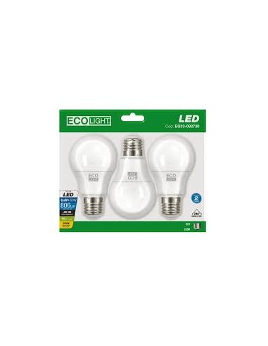 SET 3 LAMPADINE ECOLIGHT GOCCIA 15W... SET 3 LAMPADINE ECOLIGHT GOCCIA 15W...