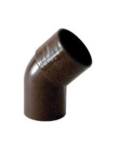 CURVA PVC MARRONE D80 45GRADI