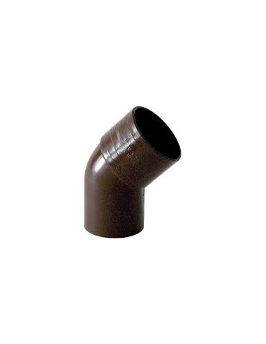 CURVA PVC MARRONE D80 45GRADI