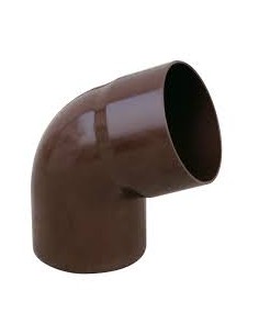 CURVA PVC MARRONE D80 67GRADI