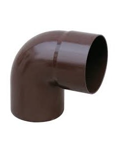 CURVA PVC MARRONE D80 87GRADI