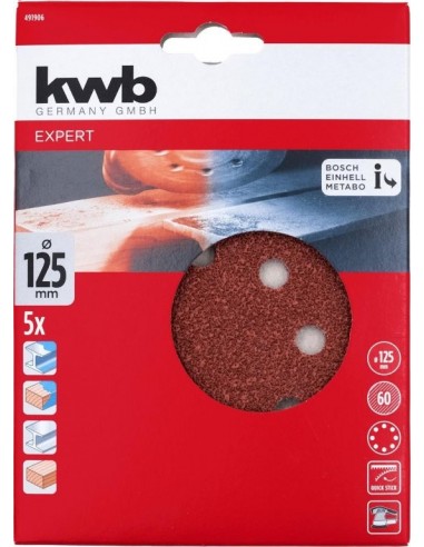 DISCO ABRAS. FORATO Ø 125 MM GRANA 60... DISCO ABRAS. FORATO Ø 125 MM GRANA 60...