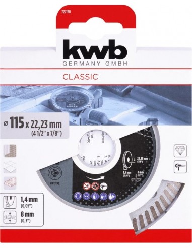 DISCO DIAMANTATO TURBO GRES Ø 115 MM... DISCO DIAMANTATO TURBO GRES Ø 115 MM...