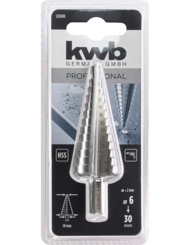 FRESA A GRADINO HSS Ø 6 - 30 MM -... FRESA A GRADINO HSS Ø 6 - 30 MM -...