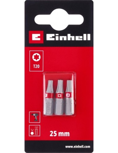 3 BIT STANDARD 25MM T20 3 BIT STANDARD 25MM T20