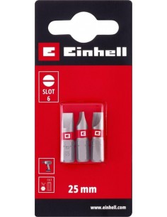 3 BIT STANDARD 25MM PIATTI 6MM