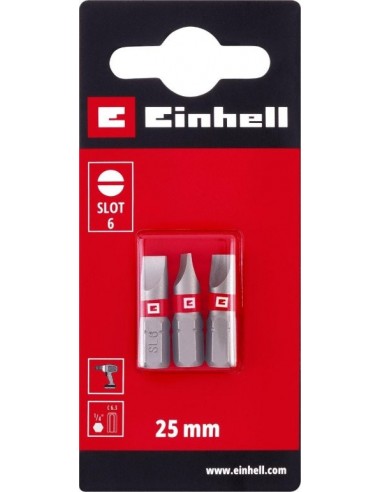 3 BIT STANDARD 25MM PIATTI 6MM 3 BIT STANDARD 25MM PIATTI 6MM