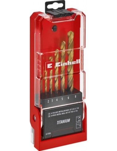 SET PUNTE HSS-G TITANIO 6 PZ SET PUNTE HSS-G TITANIO 6 PZ