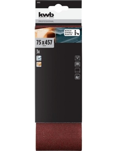 NASTRO ABRASIVO L 75x457 MM GRANA 120... NASTRO ABRASIVO L 75x457 MM GRANA 120...