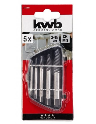 SET ESTRATTORI (DIAM. 3 - 18 MM) 5 PZ... SET ESTRATTORI (DIAM. 3 - 18 MM) 5 PZ...