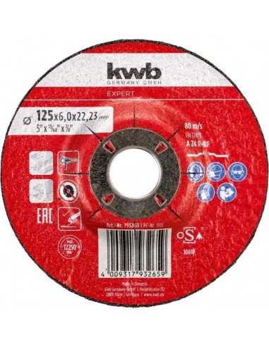 DISCO DA SBAVO 125x6,0 MM DISCO DA SBAVO 125x6,0 MM