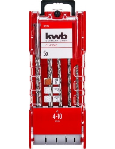 SET PUNTE PER MURO, 5 PZ Ø 4-10 MM -... SET PUNTE PER MURO, 5 PZ Ø 4-10 MM -...