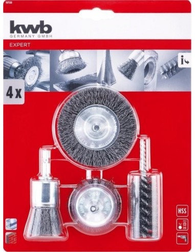 SET SPAZZOLE UNIVERSALI 4 PZ SET SPAZZOLE UNIVERSALI 4 PZ