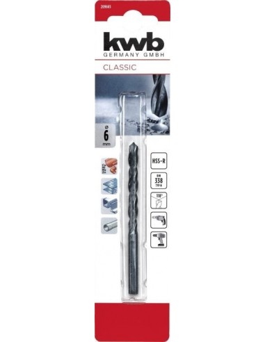 PUNTA HSS-R Ø 6,0 MM (1 PZ) - QUALITY PUNTA HSS-R Ø 6,0 MM (1 PZ) - QUALITY