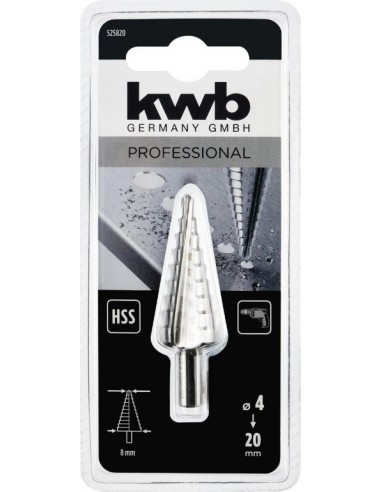 FRESA A GRADINO HSS Ø 4 - 20 MM -... FRESA A GRADINO HSS Ø 4 - 20 MM -...