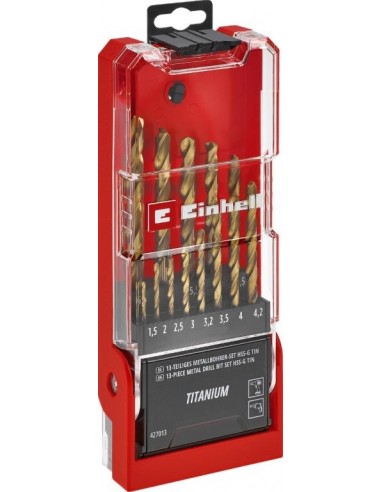 SET PUNTE HSS-G TITANIO 13 PZ SET PUNTE HSS-G TITANIO 13 PZ