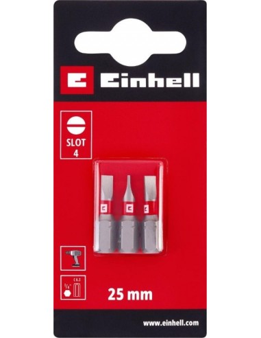 3 BIT STANDARD 25MM PIATTI 4MM 3 BIT STANDARD 25MM PIATTI 4MM